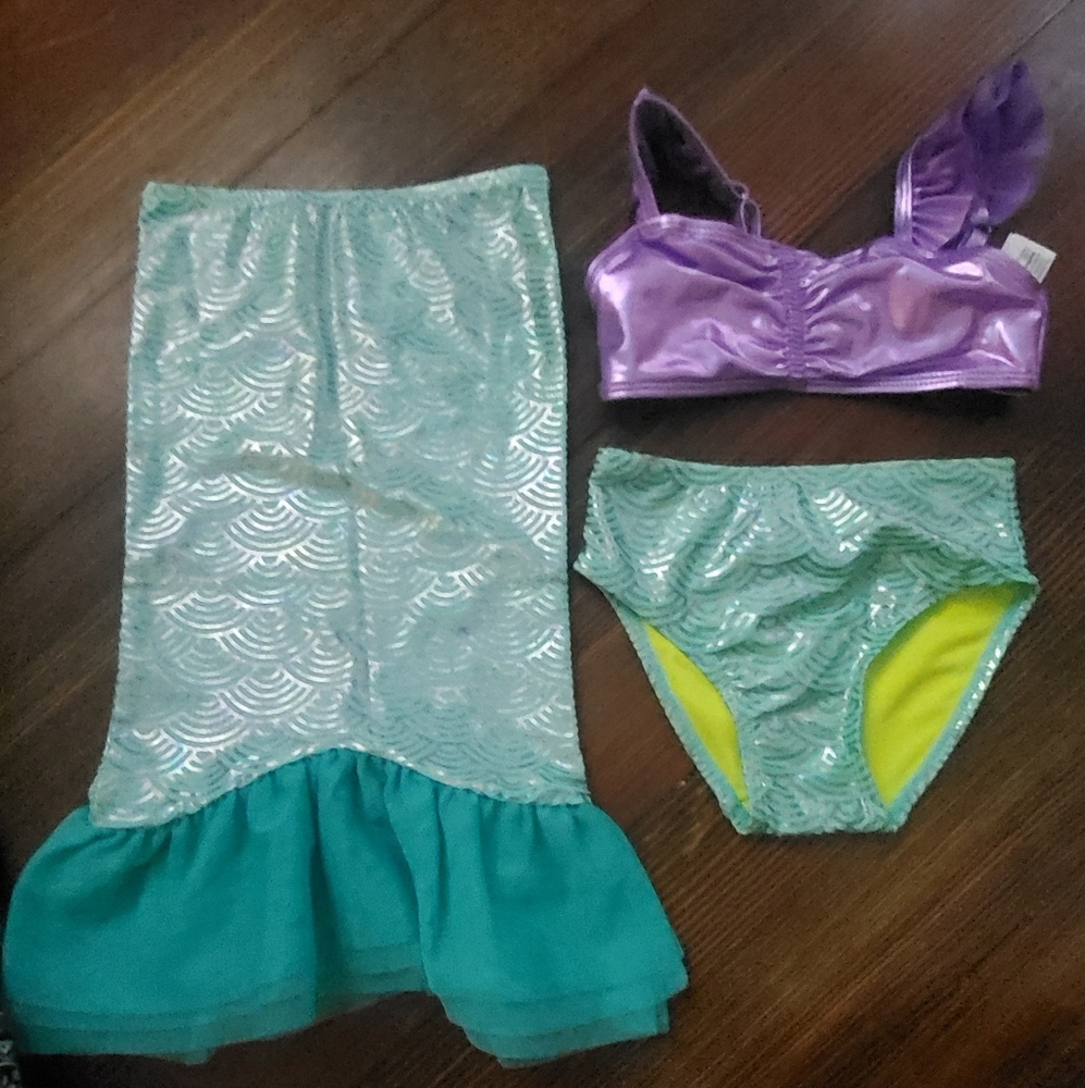 Disney Ariel mermaid toddler girl swimsuit